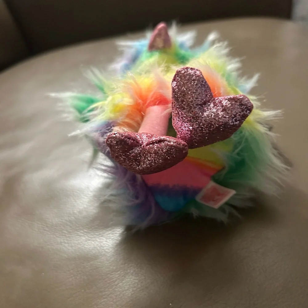 BEANIE BOOS ASHA THE COLORFUL OSTRICH 8 INCH PLUSH